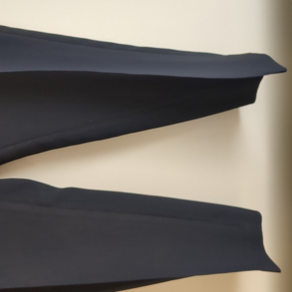 14 Karl Lagerfeld Paris Solid Black Pants Side Zipper Minimalist - Picture 5 of 14